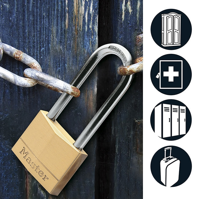 Master Lock 130EURDLJ Λουκέτο Ορειχάλκινο 30mm Μακρύλαιμο