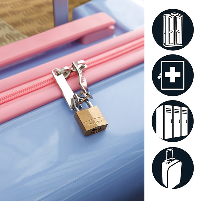 Master Lock 130QΣυ λογή Λουκέτο Ορειχάλκινα 30mm Σετ 4 Τεμ Με Ίδιο Κλειδί