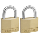 Master Lock 140EURSIX Συλλογή Λουκέτο Ορειχάλκινα 40mm Σετ 6 Τεμ Με Ίδιο Κλειδί