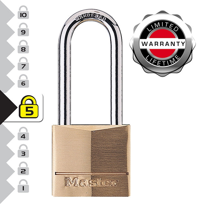 Master Lock 140EURDLH Λουκέτο Ορειχάλκινο 40mm Μακρύλαιμο