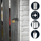 Master Lock 150EURQNOP Συλλογή Λουκέτο Ορειχάλκινα 50mm Σετ 4 Τεμ Με Ίδιο Κλειδί