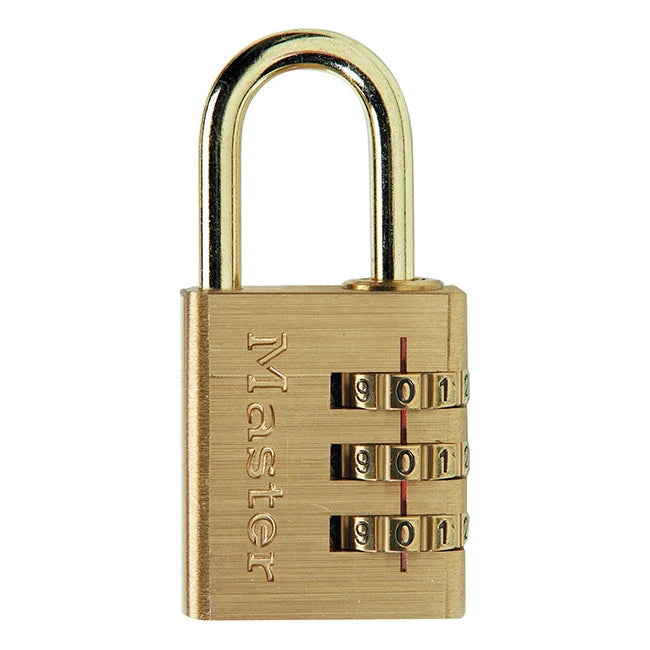 Master Lock 630EURD Λουκέτο Ασφαλείας Ορειχάλκινο Με Συνδυασμού 30mm