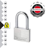Master Lock 9140EURDLF Λουκέτο Αλουμινίου 40mm Μακρύλαιμο