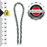 Master Lock 8017EURD Αλυσίδα Ατσάλινη Με Επένδυση Βινυλίου 8mm x 150cm