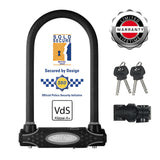 Masterlock Κλειδαριά Ποδηλάτου & Μοτό U-BAR 210mm Με Βάση Μεταφοράς