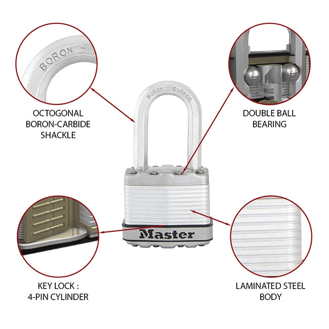 Master Lock M1EURDLF Excell Λουκέτο Υψίστης Ασφαλείας 45mm