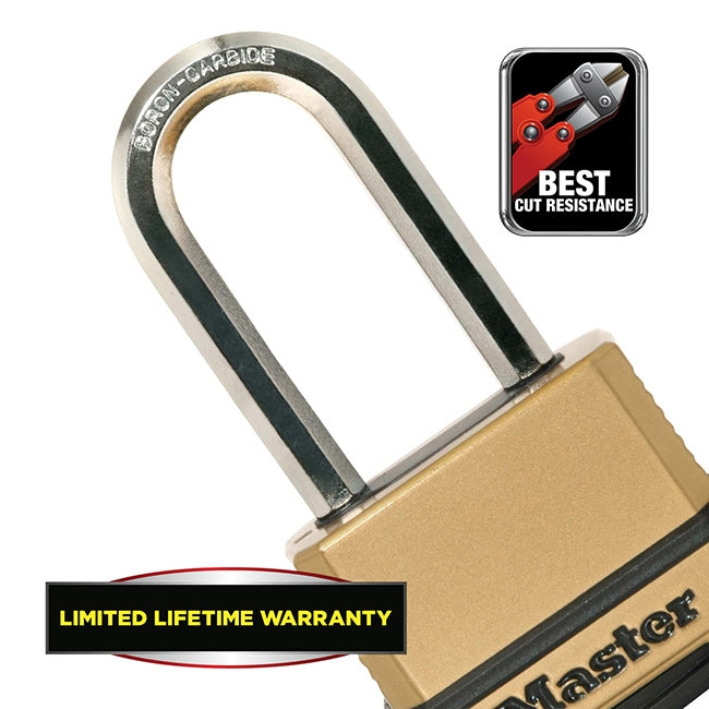 Master Lock M175EURDLH Excell Λουκέτο Υψίστης Ασφαλείας Συνδυασμού Με Ορειχάλκινο Φινίρισμα 56mm