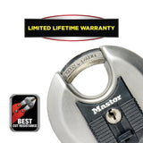 Master Lock M50EURD Excell Λουκέτο Υψίστης Ασφαλείας Δίσκος Ανοξείδωτος 80mm