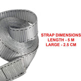 Master Lock 3112EURDAT Ιμάντας Πρόσδεσης Φορτίου Με Πόρπη Ασφαλείας 5m x 25mm