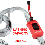 Master Lock 3313EURDAT Ιμάντας Πρόσδεσης Φορτίου Με Πόρπη & Γάντζο S 2,5mX25mm