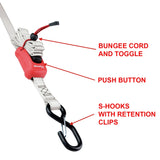 Master Lock 3313EURDAT Ιμάντας Πρόσδεσης Φορτίου Με Πόρπη & Γάντζο S 2,5mX25mm