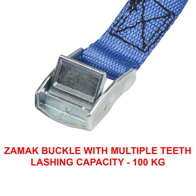 Master Lock 4363EURDAT Master Eco Ιμάντες Πρόσδεσης Φορτίου Με Πόρπη 2,5m x 25mm Σετ 2 Τεμ