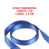 Master Lock 4368EURDAT Master Eco Ιμάντας Πρόσδεσης Φορτίου Με Πόρπη Ασφαλείας Γάντζο 2m x 25mm Σετ 2 Τεμ