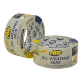 HPX All Weather Tape tape Επισκευής & Θερμοκηπίων 100mmx25mtr ΔΙΑΦΑΝΗΣ