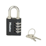 Master Lock 7641EURDBLK Λουκέτο Ασφαλείας Με Κλειδί & Συνδυασμό 40mm