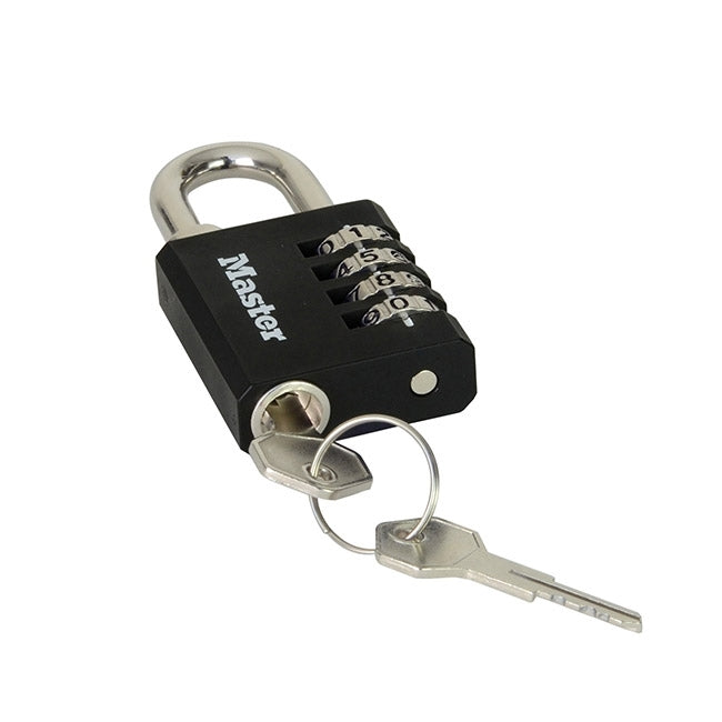 Master Lock 7641EURDBLK Λουκέτο Ασφαλείας Με Κλειδί & Συνδυασμό 40mm