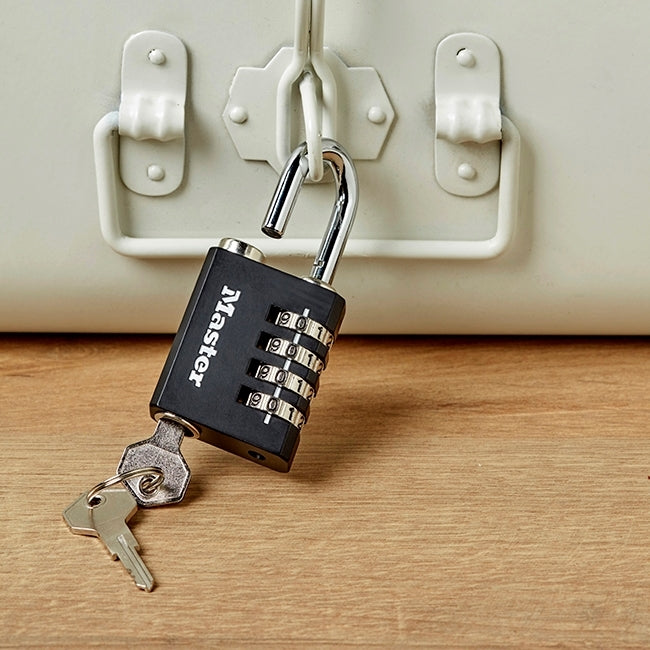 Master Lock 7641EURDBLK Λουκέτο Ασφαλείας Με Κλειδί & Συνδυασμό 40mm