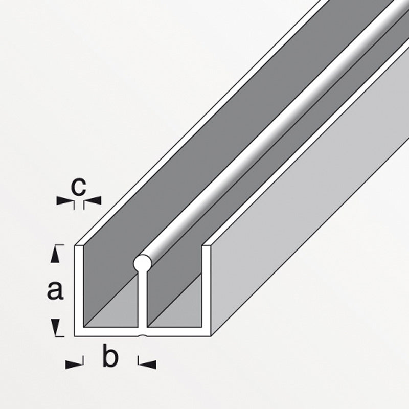 Οδηγός Ράγας PVC Πάνω Μέρος 10mm x 18mm x 10mm