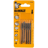 DeWalt DT2168 Λεπίδα Κοπής Ξύλου HCS 76x47 x1.4 mm Σετ 5 τεμ