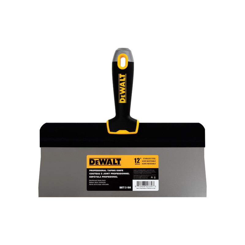 DeWalt DXTT-2-194 Stainless Steel Ανοξείδωτη Σπάτουλα Mε Μαλακή Λαβή 12" 304mm ΑΝΟΞΕΙΔΩΤΗ