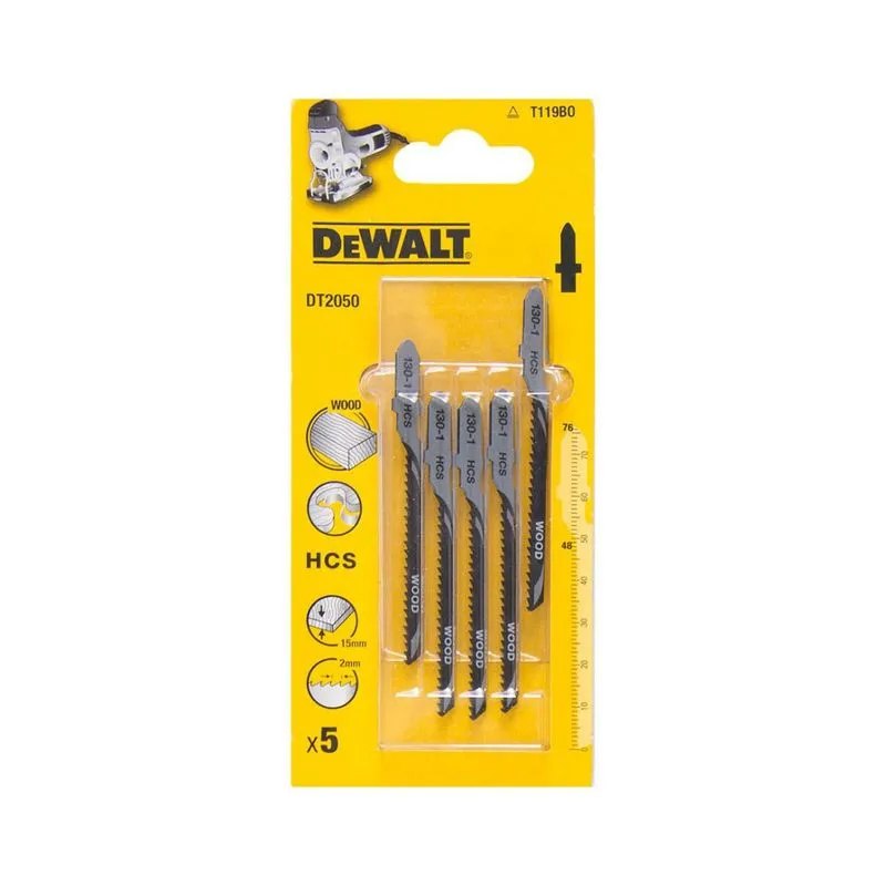 Dewalt DT2050 Συλλογή Λάμες Σέγας 76 X 48 X 2mm Σετ 5 Τεμάχια