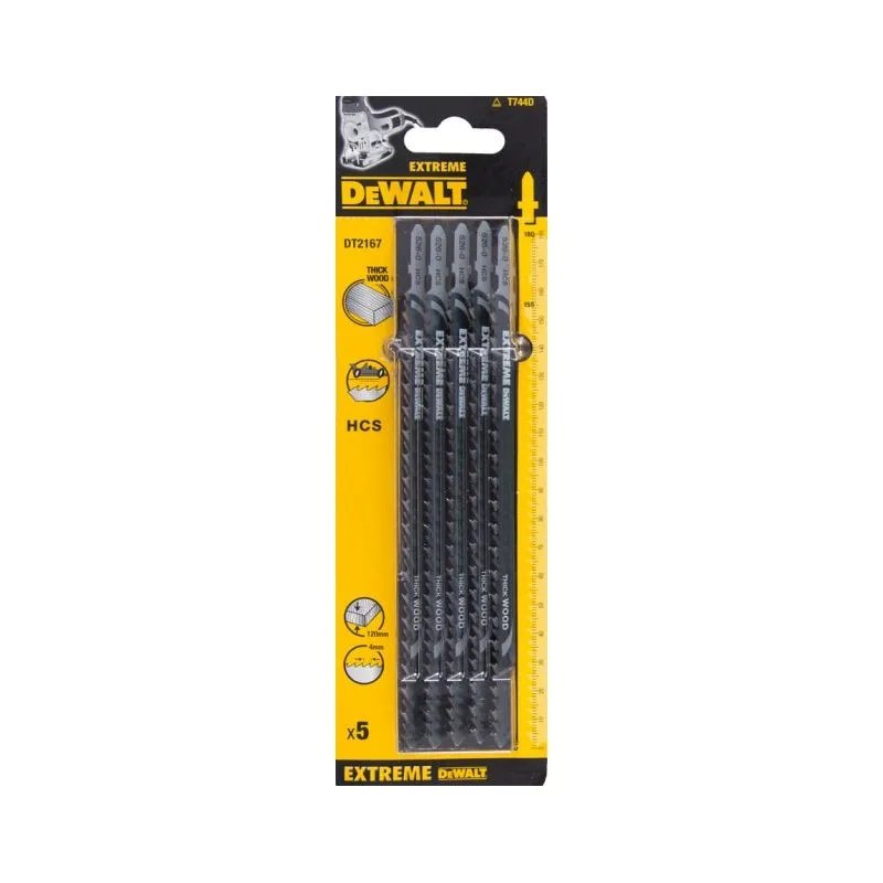 Dewalt DT2167 Λάμες Σέγας για Ξύλο 180mm 5 Τεμαχίωνν