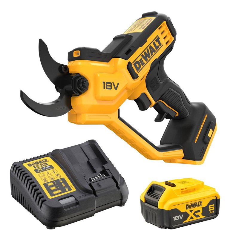 DeWalt DCMPP568P1-QW Brushless Ψαλίδα Κλαδέματος (Κλαδευτήρι) Μπαταρίας 18V Li-Ion Με Μπαταρία 5.0Ah