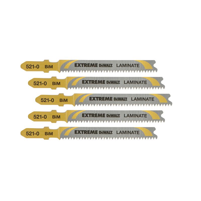Dewalt DT2080 Συλλογή Λάμες Σέγας για Ανοξίδωτο Ατσάλι 82 mm Σετ 5 τεμ