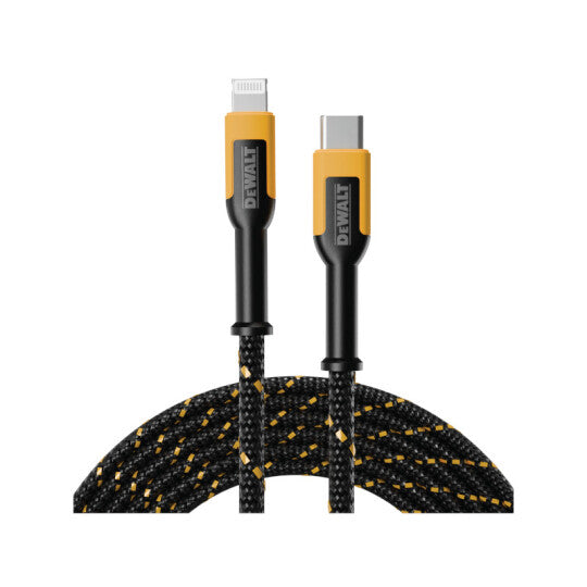 DeWalt 1311357DWG Ενισχυμένο Καλώδιο USB-C σε Lightning 1.2mtr