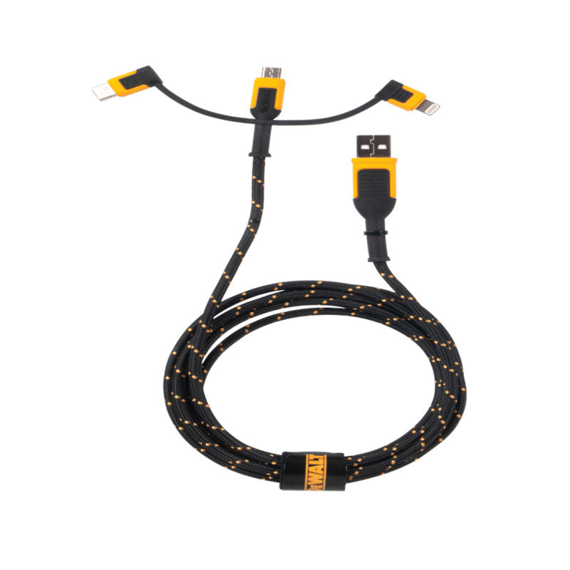 Dewalt 1311356DWG Ενισχυμένο Καλώδιο Φόρτισης Combo 3 σε 1 1.8m