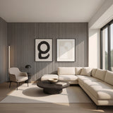 3D PS Panel Με Πηχάκια Piano 02 GREY 122x12mm 2.9mtr