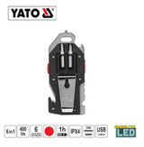 Yato YT-085609 Φακός Πολυεργαλείο 6 Σε 1 400Lm