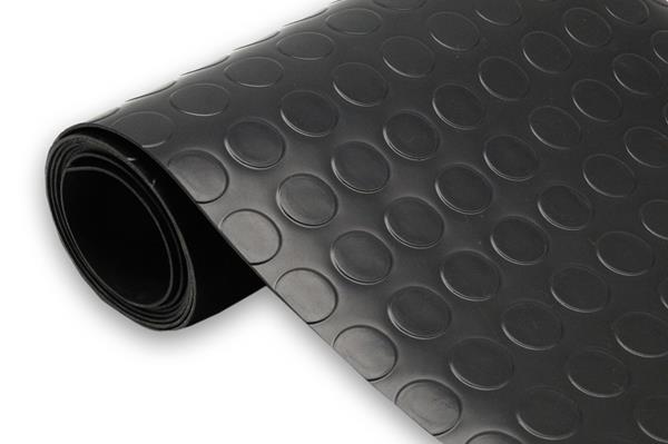 Πλαστικό Δάπεδο Τάπα 1mm BLACK 2mtr
