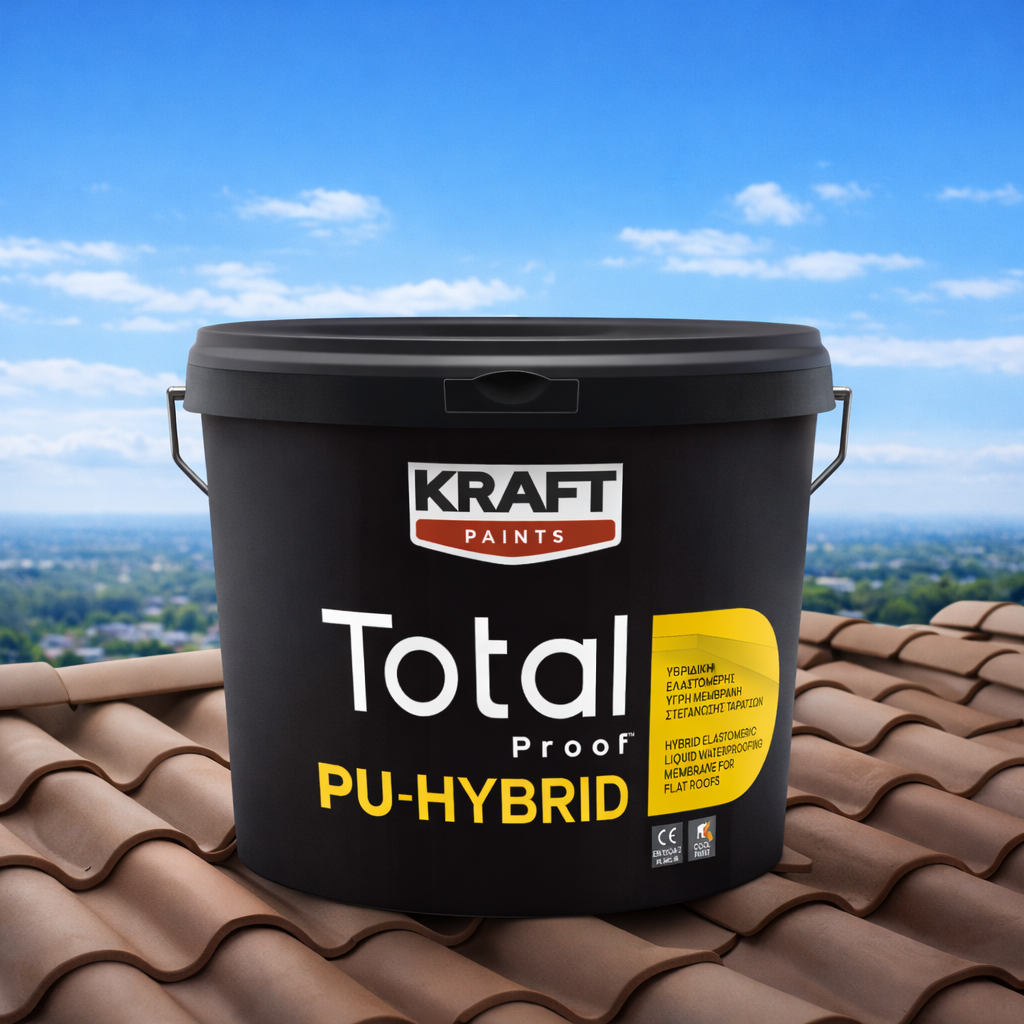 Kraft Total Proof PU Hybrid Υβριδικό Ελαστομερές Μονωτικών Ταρατσών Νέας Γενιάς 102 Beige