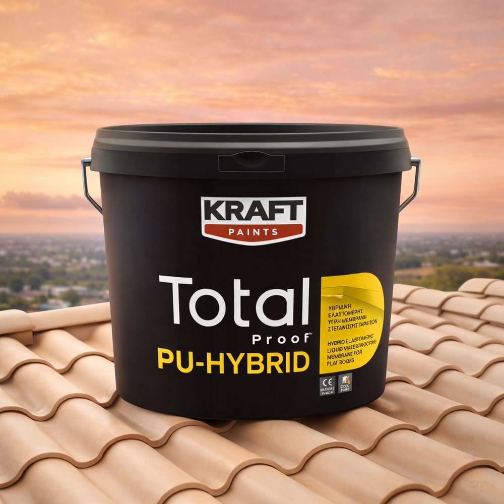 Kraft Total Proof PU Hybrid Υβριδικό Ελαστομερές Μονωτικών Ταρατσών Νέας Γενιάς 103 Ochre