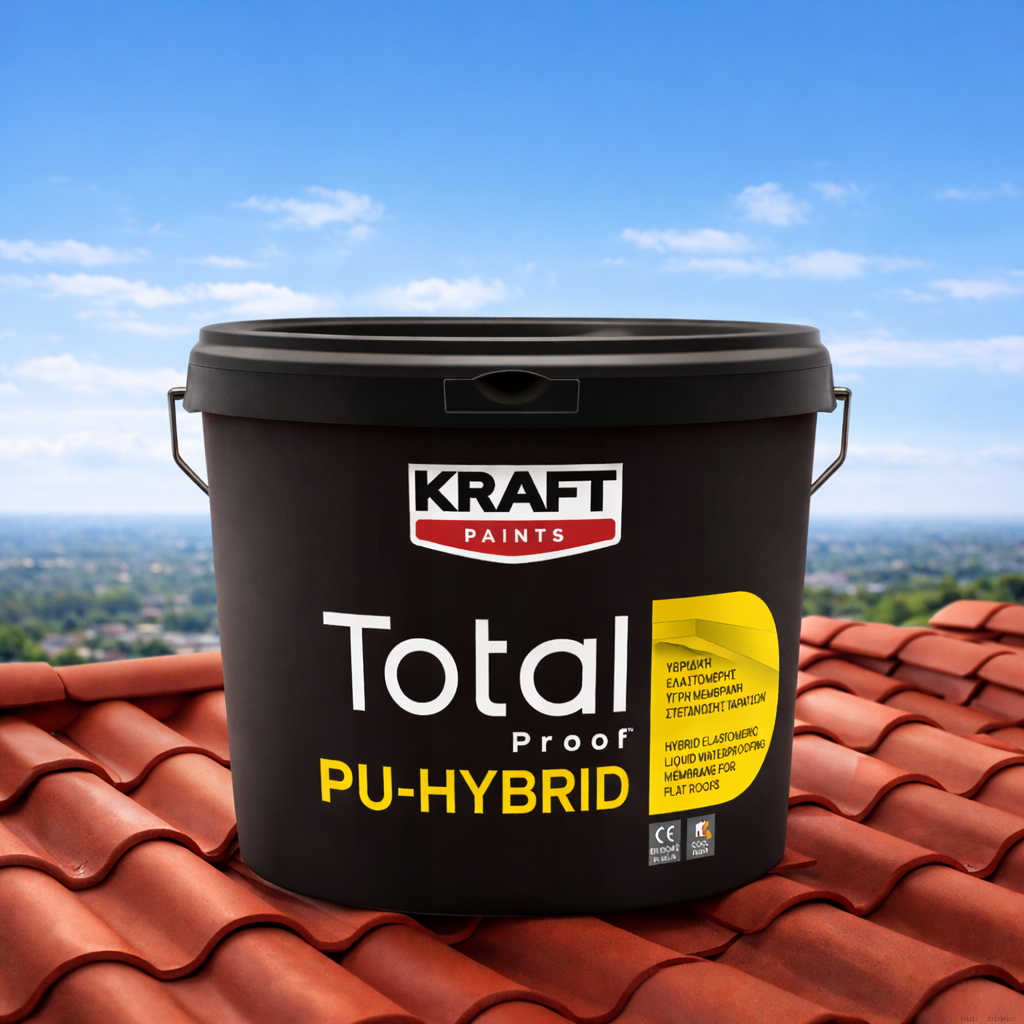 Kraft Total Proof PU Hybrid Υβριδικό Ελαστομερές Μονωτικών Ταρατσών Νέας Γενιάς 104 Dutch Red