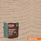 Kraft Wood Shield Color Based Οικολογικό Βερνίκι Εμποτισμού Πολυουρεθάνης Νερού Ημιματ 124 ΦΥΣΤΙΚΙΑ 2.5Ltr
