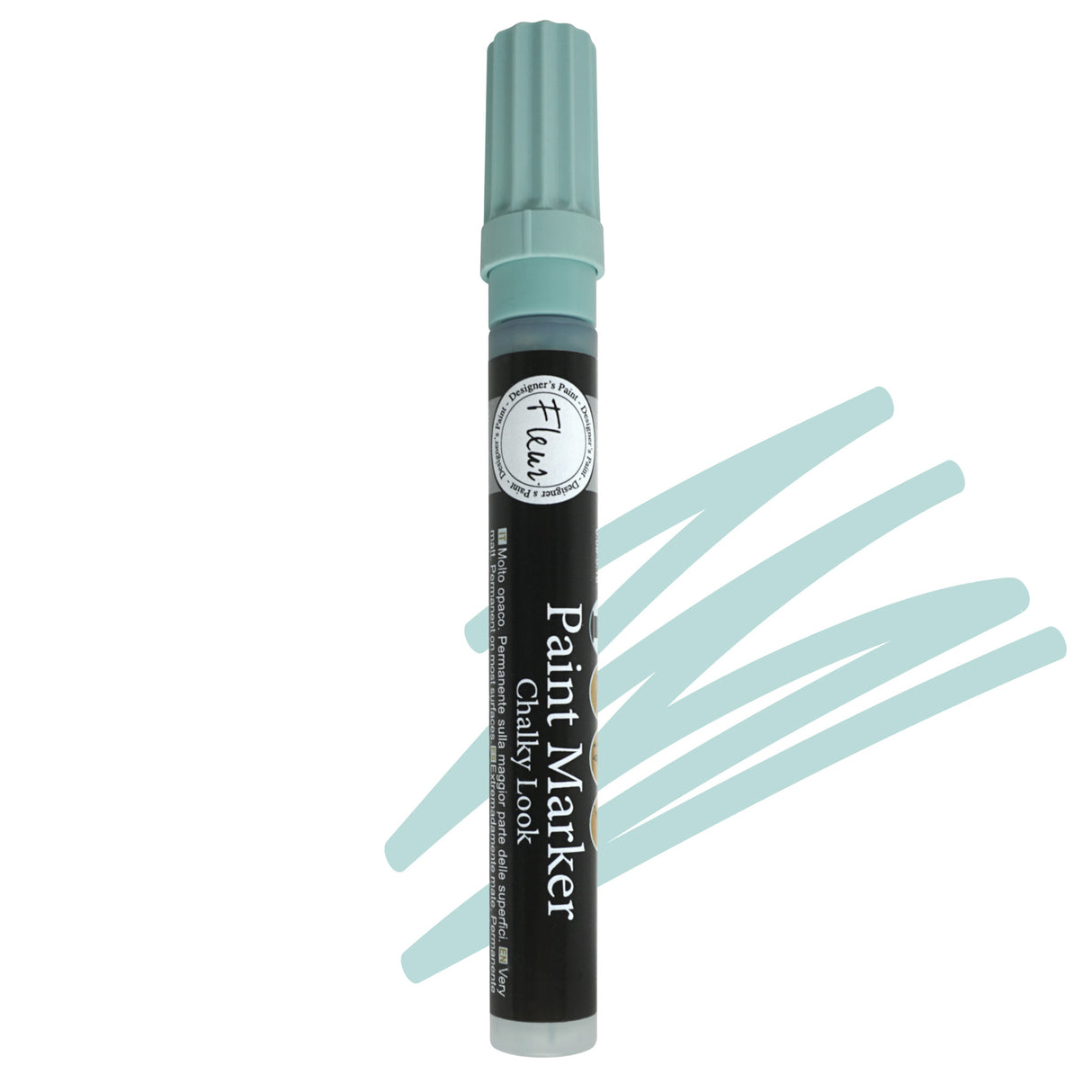 Fleur 16005 Paint Marker Chalky Look Μαρκαδόρος Χρώματος Κιμωλίας F49 Cape Town Blue