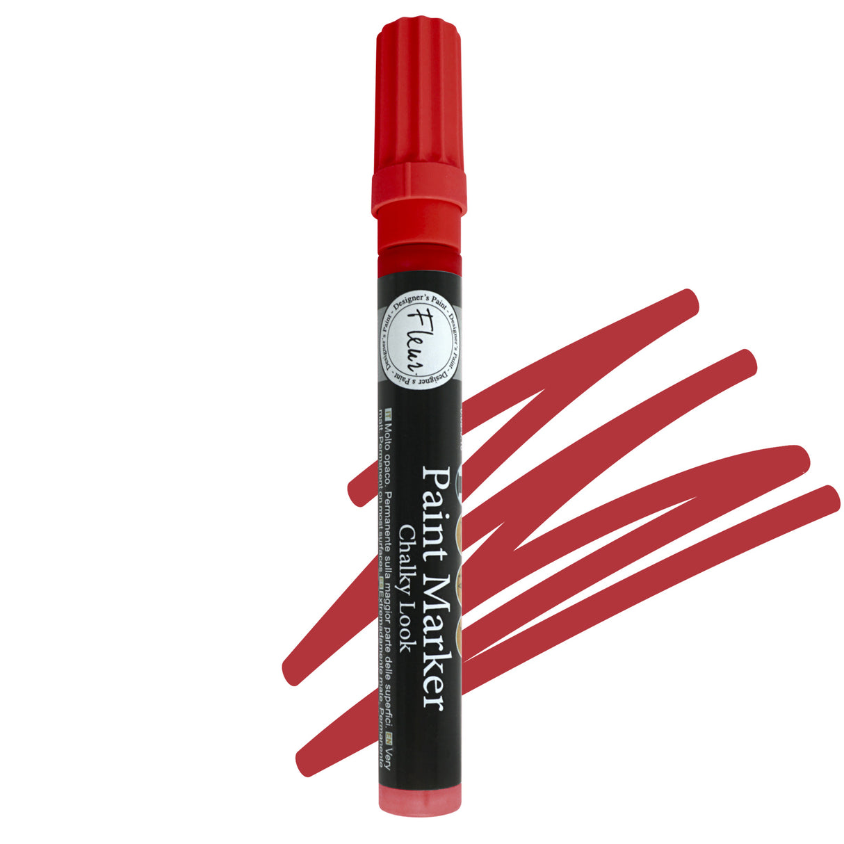 Fleur 16011 Paint Marker Chalky Look Μαρκαδόρος Χρώματος Κιμωλίας F36 Cherry Lips