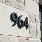Αριθμοί Κατοικίας Plexiglass Μαύροι