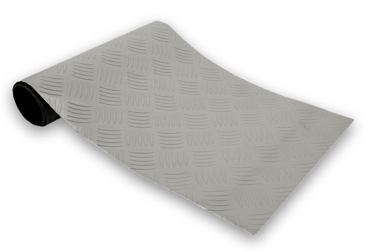 Πλαστικό Δάπεδο Λαμαρίνα 1mm Light Grey 2mtr
