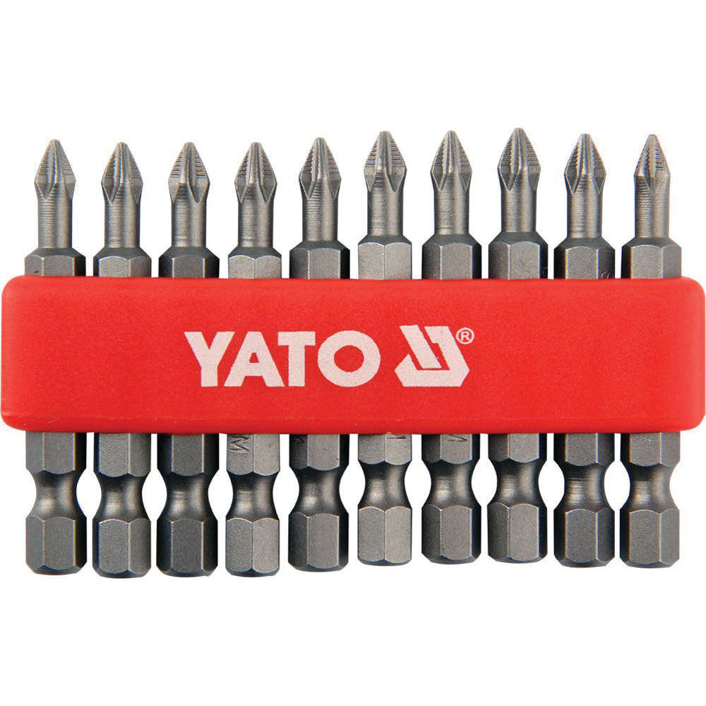 Yato YT-0477 Συλλογή Μύτες Phillips (Σταυρού) Ph.1 x 50mm Σετ 10 Τεμ