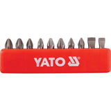 Yato YT-0482 Σετ Μύτες 10τμχ 25ΜΜ