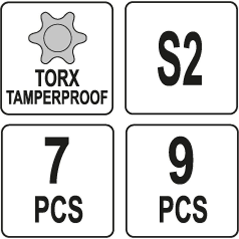 Yato YT-0562 Συλλογή Κλειδιά Torx Σετ 7 Τεμ