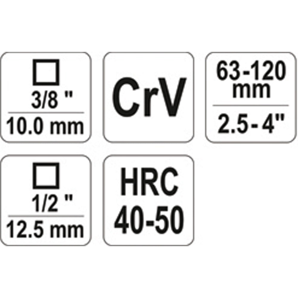 YATO YT-0826 Κλειδί Φίλτρου 63mm x 120mm Crv