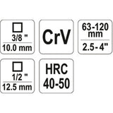 YATO YT-0826 Κλειδί Φίλτρου 63mm x 120mm Crv