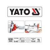 Yato YT-3703 Επαγγελματικός Κόφτης Πλακιδίων Τύπου Sigma 045° 630mm