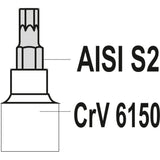 Yato YT-04332 Επαγγελματικό Σετ Καρυδάκια Μύτες Torx 14" & 38"