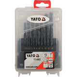 Yato YT-4462 Συλλογή Τρυπάνια HSS 1.0-10.0mm Σετ 19 τεμ