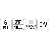 Yato YT-05997 Κλειδιά Τάπας Λαδιού Σετ 6 τεμ